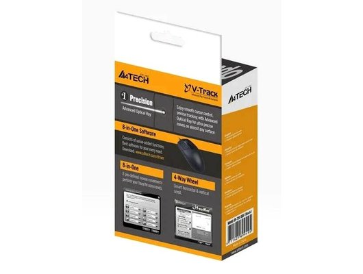 Мышь проводная A4Tech OP-720 черный (OP-720 USB BLACK)